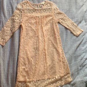 Light pink lacy dress